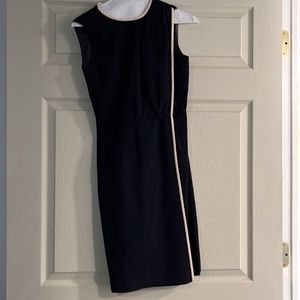 Gorgeous J crew old money style size 0 navy LBD quiet luxury